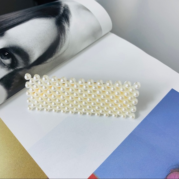 3 Pieces Pearl Hair Clips | Barrettes Headwear - Picture 5 of 6